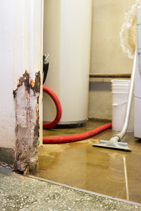 image depicting commercial water damage